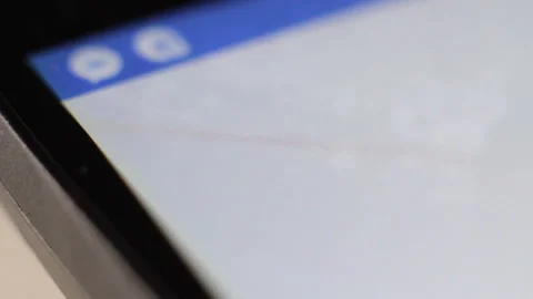  Clicking on Messenger app on smartphone Stock Footage 103423247