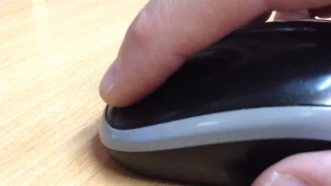 Clicking the mouse Video stock 69222149