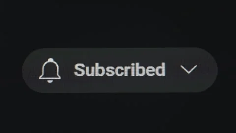 Clicking subscribe button showing festive fireworks on black screen Stock Footage 264156918