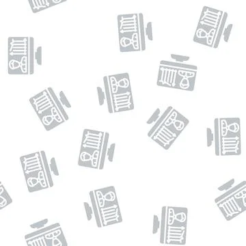 Client activity analysis kyc glyph vector seamless pattern Stockillustratie