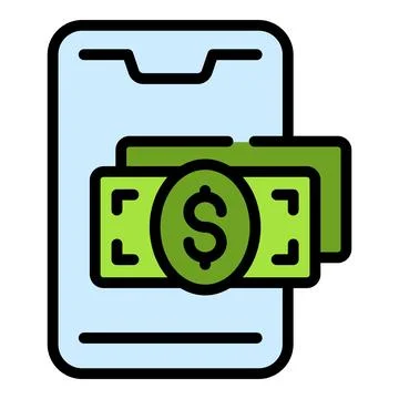 Client budget icon vector flat Stock Illustration
