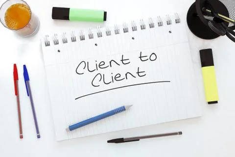 Client to Client Stock Illustration