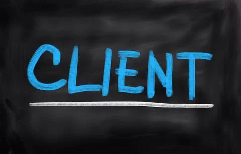 Client Concept Stock Illustration