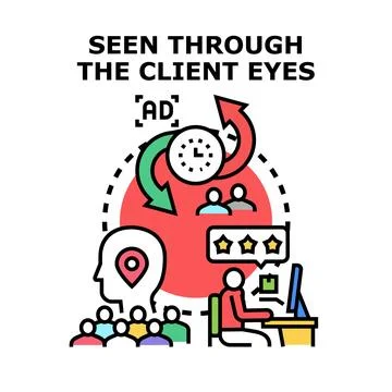 Client experience review and feedback optimization process Illustration