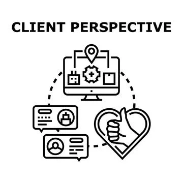 Client perspective and feedback for product development 스톡 일러스트