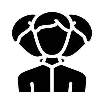 Client portrait creation kyc glyph icon vector illustration Ilustración de archivo