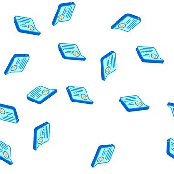 Client review isometric icon vector isolated illustration 스톡 일러스트