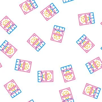 Client scanning kyc vector seamless pattern Stockillustratie