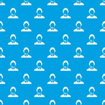Client services , phone assistance pattern seamless blue 스톡 일러스트