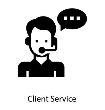 Client Services Vector 스톡 일러스트