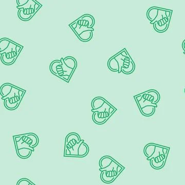 Client like testimonial line seamless pattern Stock Illustration