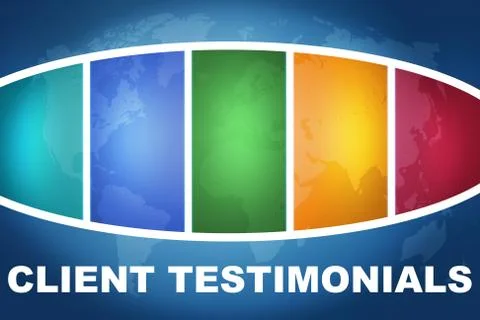 Client testimonials Stock Illustration