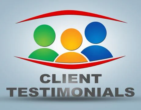 Client testimonials Stock Illustration