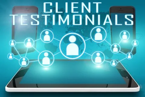 Client Testimonials Stock Illustration