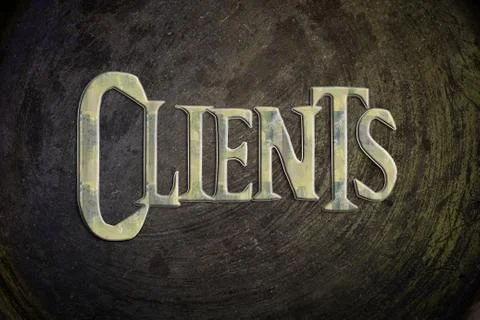 Clients concept Stock Illustration