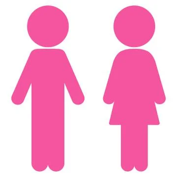 Clients Couple Icon Stock Illustration