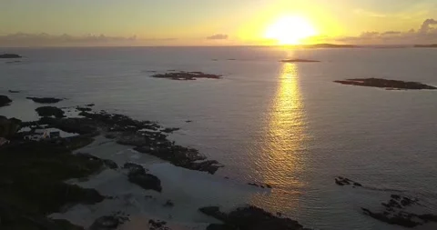 Clifden sunset Stock Footage 139014156
