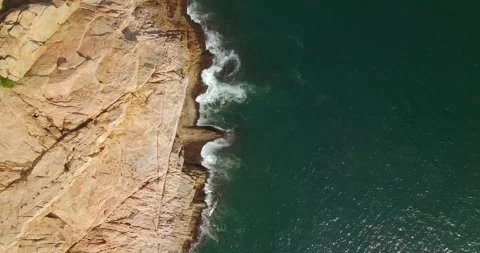 Cliff 2 Aerial View Stock Footage 155945839