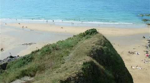 Cliff aerial Video stock 52273923