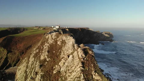 Cliff  aerial shoot 動画素材 138236985