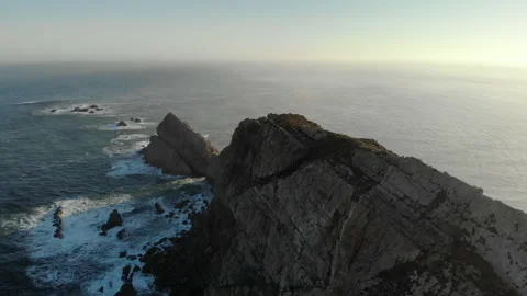 Cliff  aerial shoot 動画素材 138467428