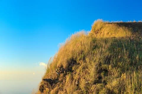 Cliff and sky Stock Photos