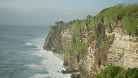 Cliff in Bali Stock Footage 209287730