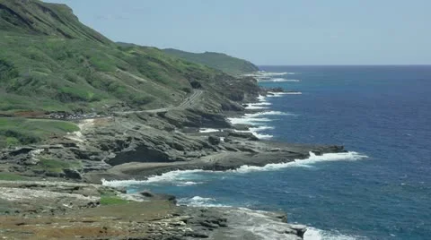 Cliff beach Stock Footage 11219796