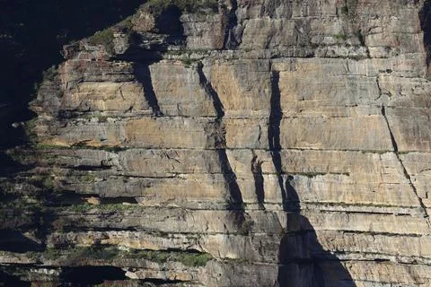Cliff in the Blue Mountains. Stockfoto's