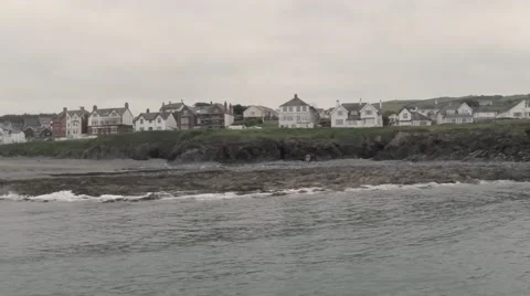 The Cliff Of Borth 库存影片 65394822