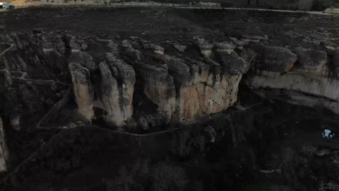 Cliff at Cuenca 4K 19 Stock Footage 230958700