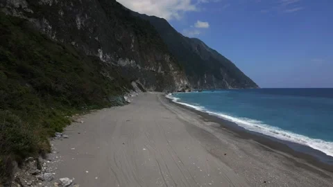 Cliff drone shot Stock Footage 288855970