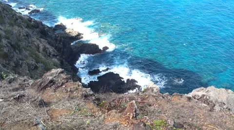 Cliff Drop-off Video stock 10596682