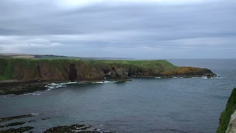 Cliff of Dunnottar 库存影片 82037743