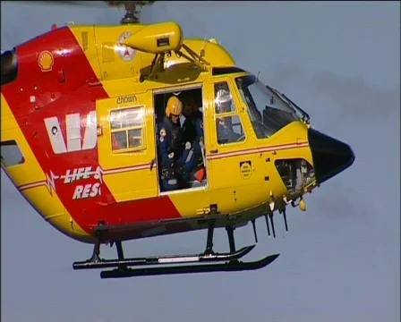 Cliff Face Helicopter Rescue 動画素材 138514