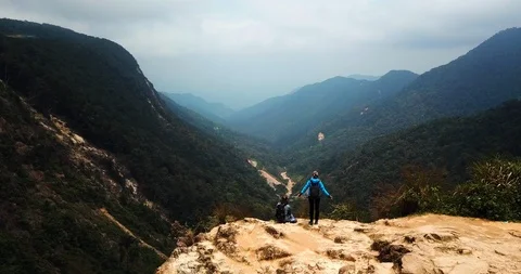 On the cliff Stock Footage 88236062