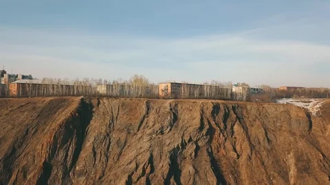 The cliff 库存影片 89661961