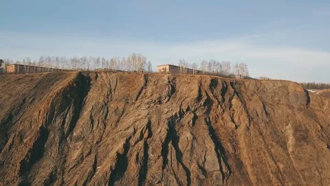 The cliff 库存影片 89661964