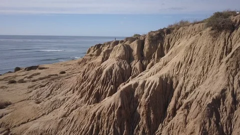 Cliff Formation Sunset Cliffs Stock Footage 98463730