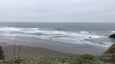 Cliff House, California. Panoramic view Stock Footage 114220067