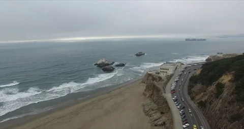 Cliff House [Static] Stock Footage 96391756