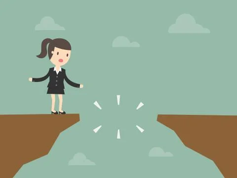 Cliff Stock Illustration