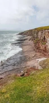 Cliff in Ireland Stock Photos