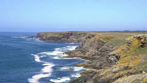 Cliff landscape Video stock 160355039