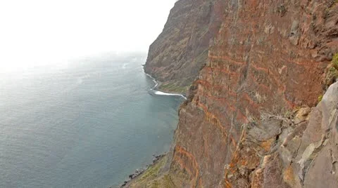 Cliff in madeira 스톡 동영상 10761691