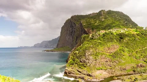 Cliff Madeira Timelapse 動画素材 197441660
