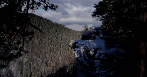 Cliff  in mountains Stock Footage 147640066