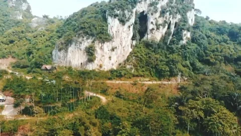 Cliff mountains Stock Footage 168118930