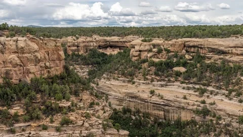 Cliff Palace Time Lapse 1 | Mesa Verde National Park | 7K Timelapse Stock Footage 209158169