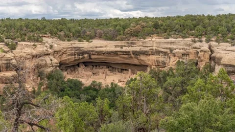 Cliff Palace Time Lapse 2 | Mesa Verde National Park | 7K Timelapse Stock Footage 209158198